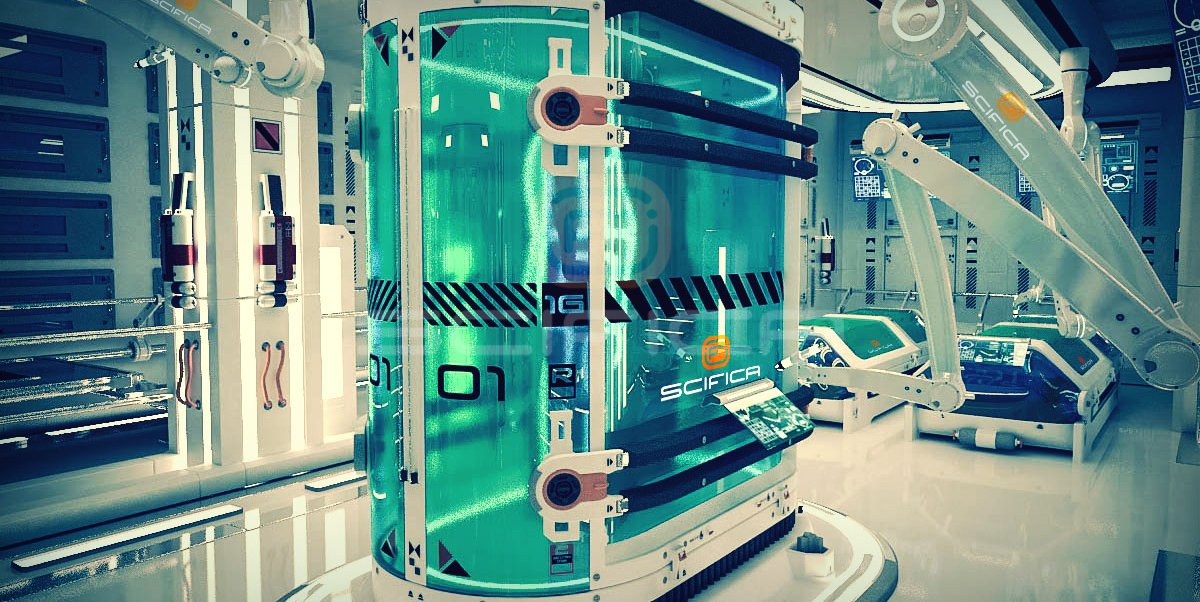 Sci-Fi INTERIOR - High Poly