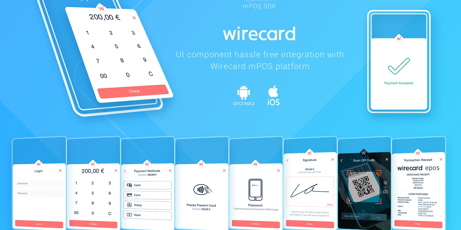 mPOS SDK UI Mobile Payment Component