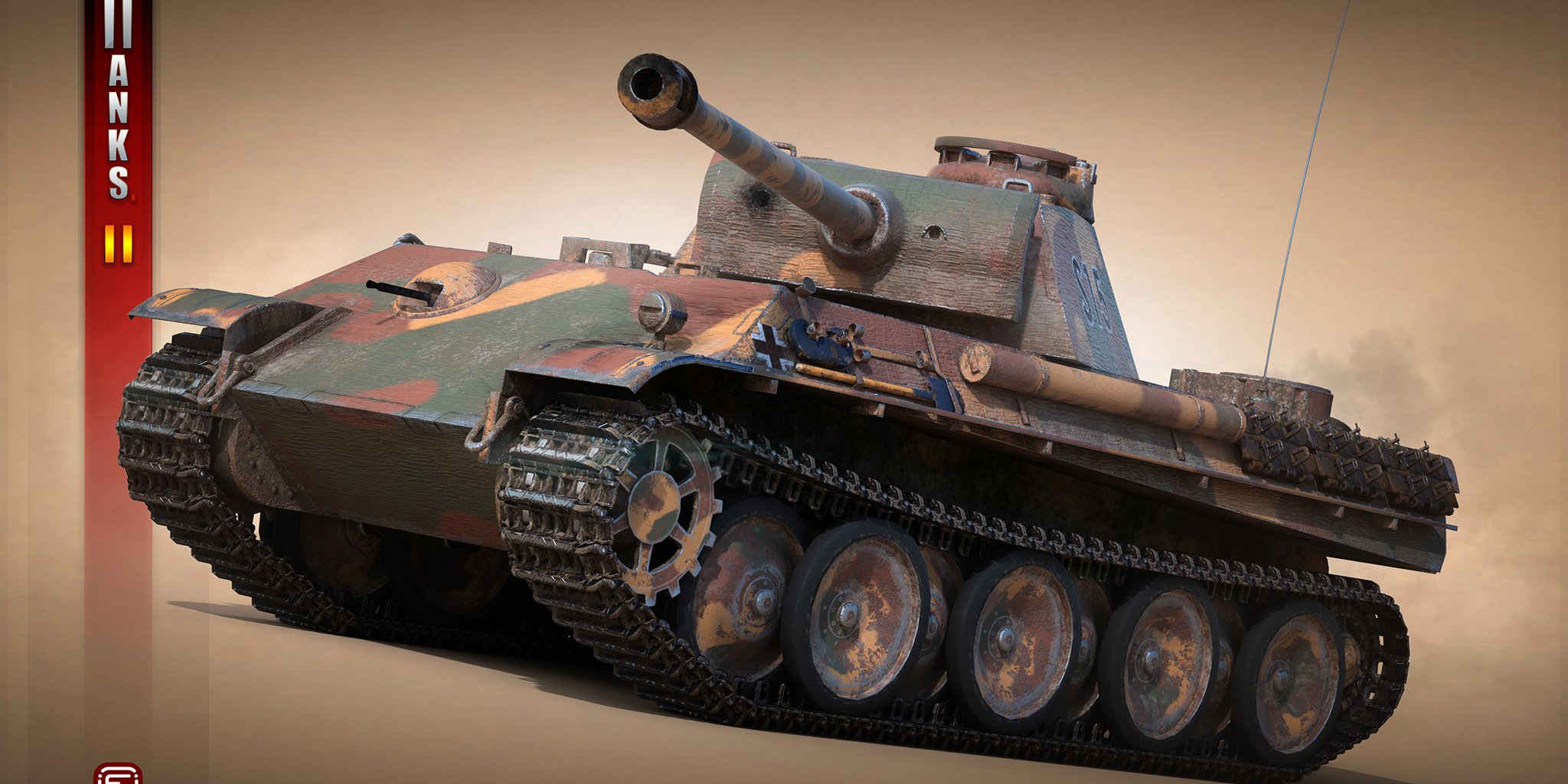 Panther Tank - Low Poly